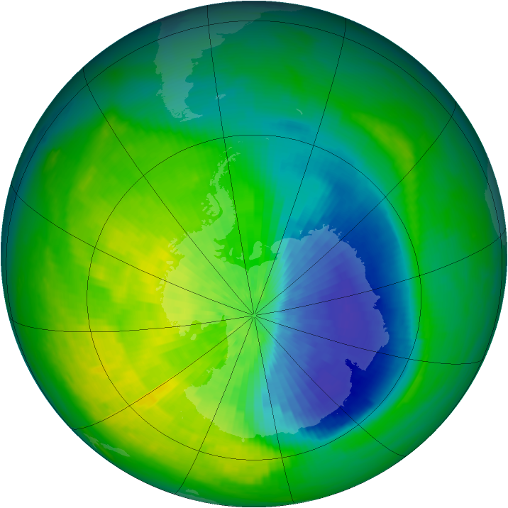 Ozone Map 2002-10-01